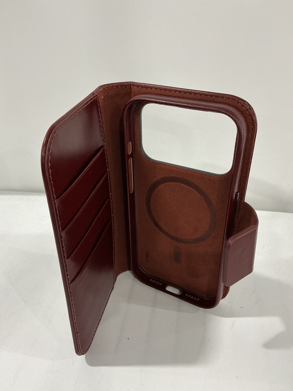 Italian Leather Phone 2-in-1 Folio Case